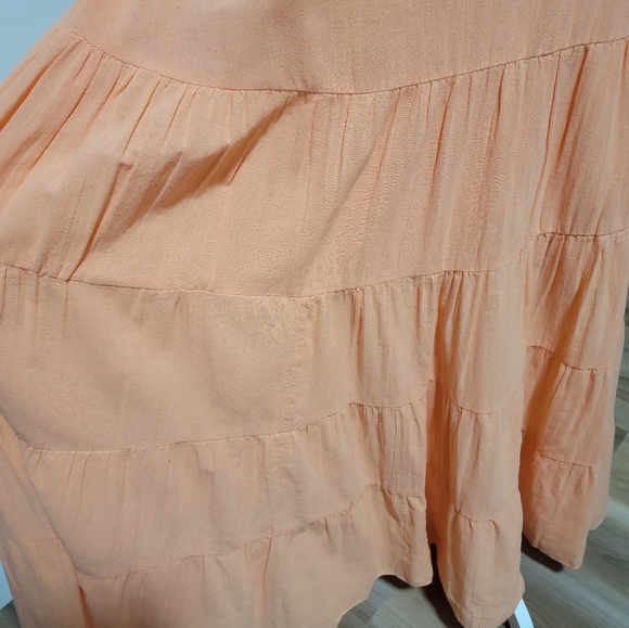 NWOT Free People Auralie Maxi Boho Gauze Summer Dress Size M - Picture 10 of 11